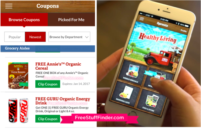 FREE Annie's Organic Cereal (Sprouts App)