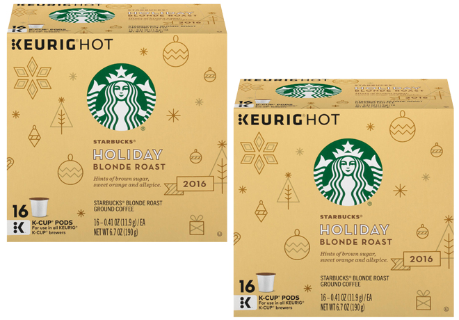 *HOT* $0.17 per K-Cup Starbucks Holiday Blonde Roast Coffee at Target (Today Only!)