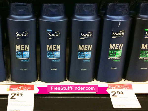 *HOT* $0.57 (Reg $3) Suave Men's Shampoo at Target