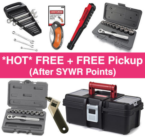 *HOT* FREE Tools + FREE Pickup (After SYWR Points)