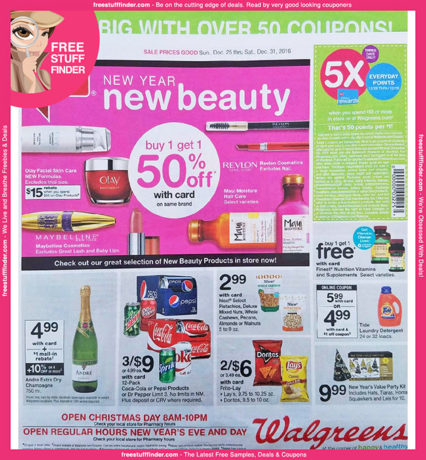 *HOT* Walgreens Ad Preview (Week 12/25 – 12/31)