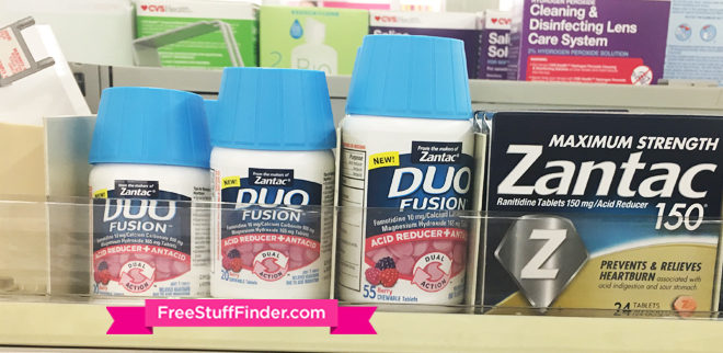 FREE Zantac Duo Fusion + $2 Moneymaker at CVS