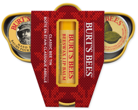 $3.99 (Reg $9) Burt's Bees 4-Piece Classic Bee Tin Holiday Gift Set + FREE Shipping