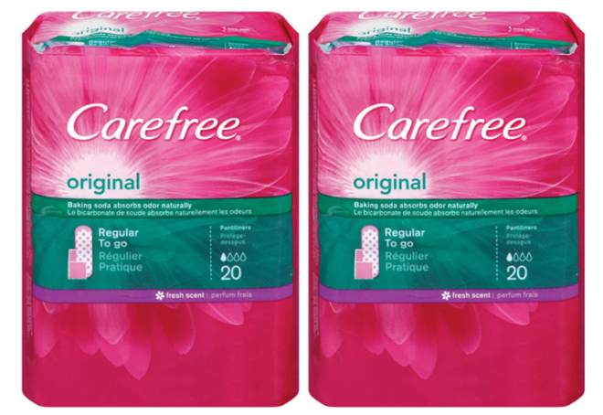 $0.21 (Reg $1) Carefree Liners at Target