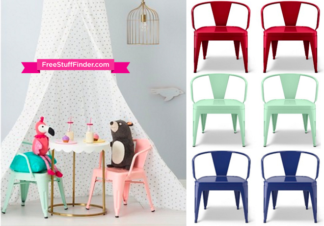$61.19 (Reg $80) Set of 2 Pillowfort Industrial Kids Chairs + FREE Shipping