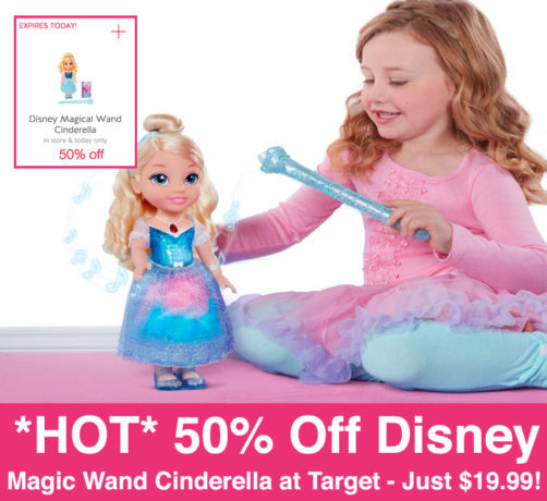 *NEW* 50% Off Disney Magic Wand Cinderella Cartwheel (Just $19.99 Today Only)