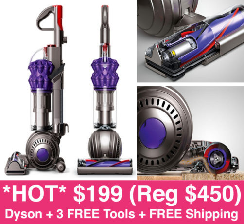 $199 (Reg $450) Dyson Ball Multi Floor Vacuum + 3 FREE Tools + FREE Shipping
