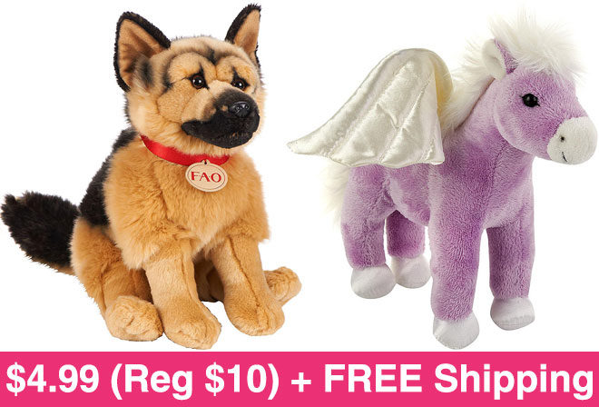 *HOT* $4.99 (Reg $10) FAO Schwartz Plush Toys + FREE Shipping