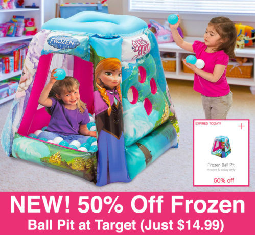 *NEW* 50% Off Frozen Ball Pit Cartwheel Offer (Just $14.99 Today Only)