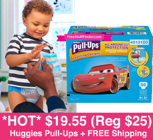 $19.55 (Reg $25) Huggies Pull-Ups 56 Count + FREE Shipping ($0.34 Each!)