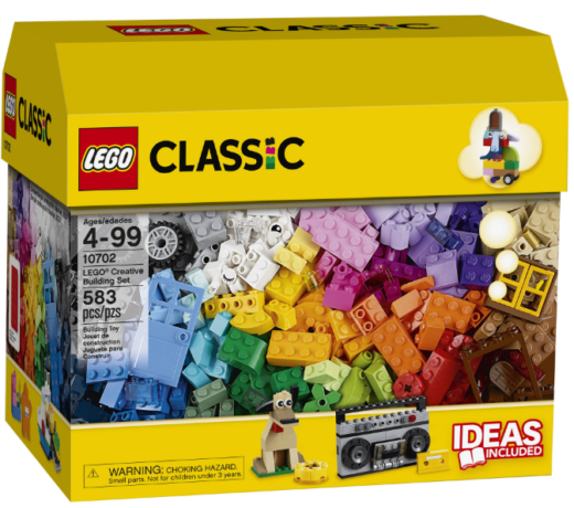 $25 LEGO Classic 583-Piece Building Set + FREE Pickup