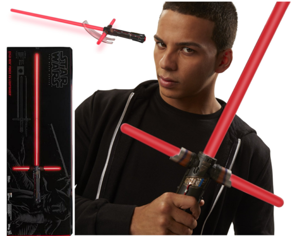 $99.99 (Reg $200) Star Wars Kylo Ren Force FX Deluxe Lightsaber + FREE Shipping