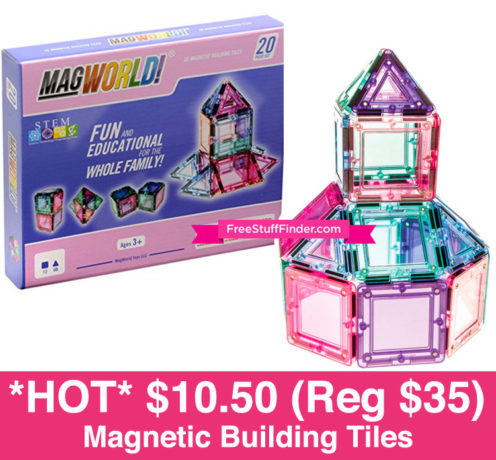 *HOT* $10.50 (Reg $35) Magnetic Tiles (Today Only)