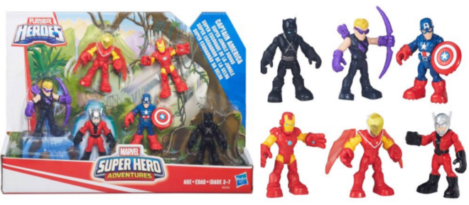 $9.97 (Reg $20) Marvel Super Hero Captain America Figures 6-Pack + FREE Pickup