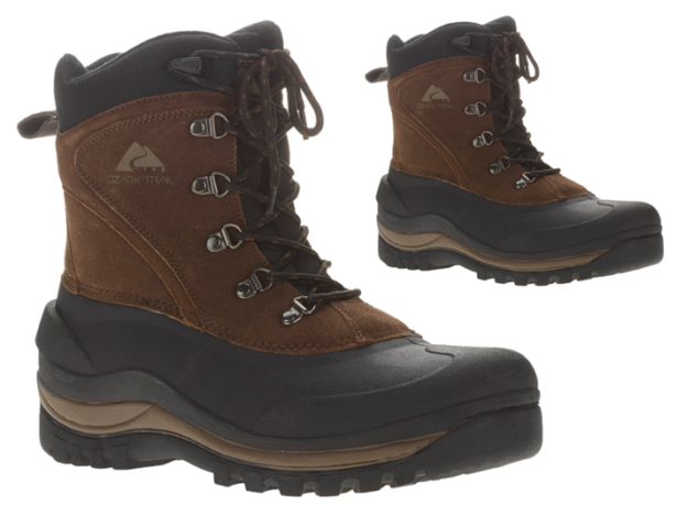 $15.88 (Reg $30) Ozark Trail Men's Camo Winter Boots + FREE Pickup
