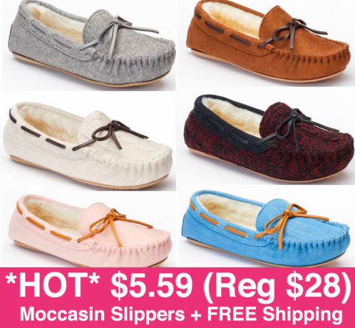 *HOT* $6.29 (Reg $45) Women's Moccasin Shoes + FREE Shipping