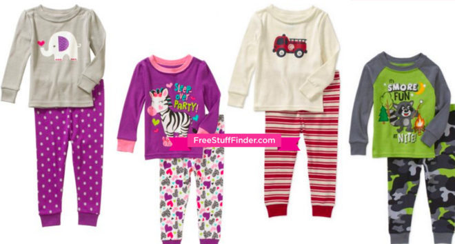 $4.50 (Reg $10) 4-Piece Toddler Pajamas + FREE Store Pickup