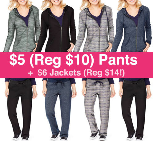 $5 (Reg $10) Hanes Women's French Terry Pants + FREE Store Pickup