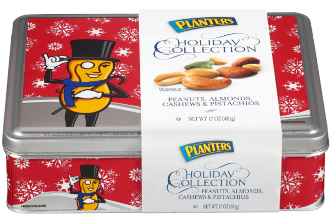 $5.74 (Reg $11) Planters Holiday Collection Tins at Target