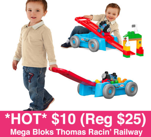 $10 (Reg $25) Mega Bloks Thomas Railway
