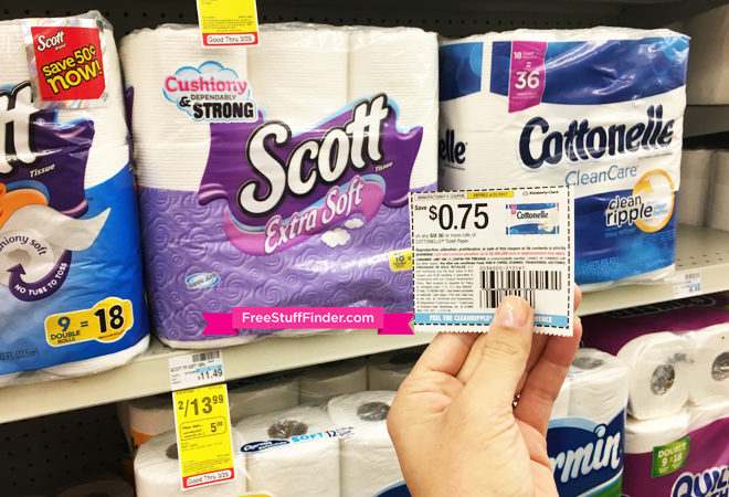 *HOT* $0.20 Per Roll Scott Extra Soft Bath Tissue at CVS