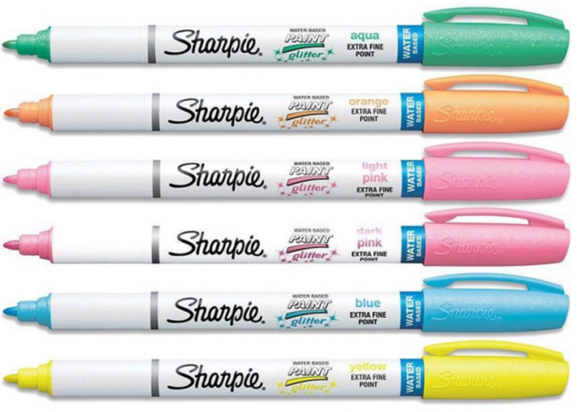 sharpie-glitter-markers