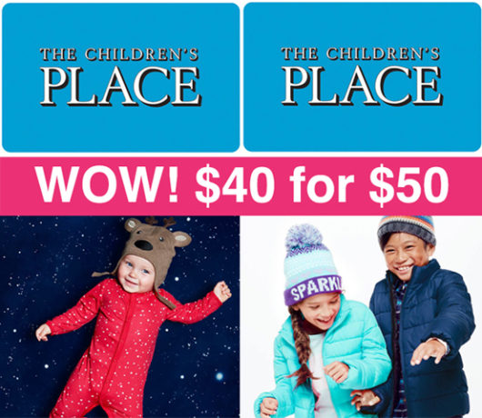 $40 for $50 for Children's Place eGift Card