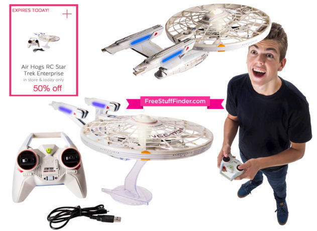 *HOT* 50% Off RC Star Trek Enterprise Cartwheel (Only $64.99 Today Only!)