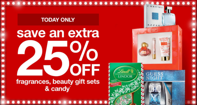 25% Off Fragrances, Gift Sets, and Candy at Target (Today Only)