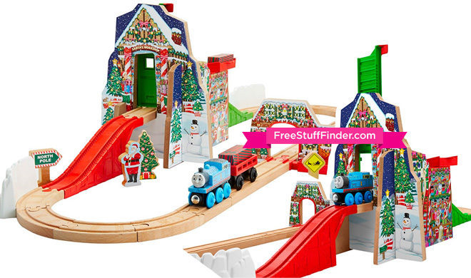 *HOT* $26.59 (Reg $108) Fisher-Price Thomas the Train Wooden Railway Santa's Workshop