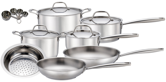 $34.26 (Reg $100) Threshold 11-Piece Cookware Set + FREE Measuring Cup Set