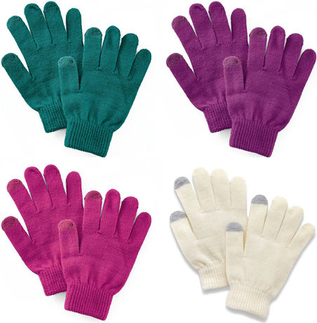 *HOT* $1.67 Women’s Solid Touch Gloves + FREE Shipping