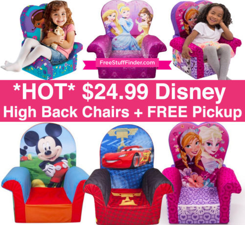 $24.99 Disney Chairs + FREE Pickup