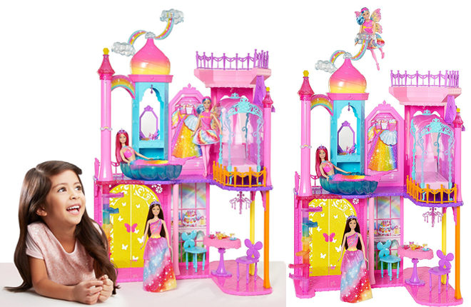 $49.98 (Reg $100) Barbie Rainbow Cove Castle + FREE Shipping