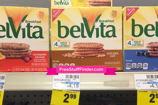 $1.99 (Reg $4.19) Belvita Breakfast Biscuits at CVS