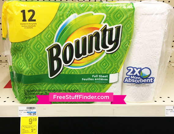 *HOT* $0.54 per Roll Bounty Paper Towels at CVS (Print Now!)