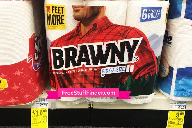 $2.58 (Reg $8) Brawny Paper Towels at CVS