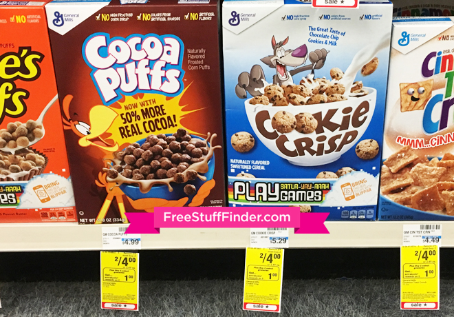 *HOT* $0.50 (Reg $5.29) General Mills Cereal at CVS