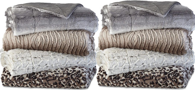 *HOT* $11.69 (Reg $40) Faux Fur Throw + FREE Pickup