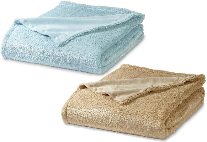 $9.99 (Reg $40) Cannon Metallic Faux Fur Throw + FREE Pickup