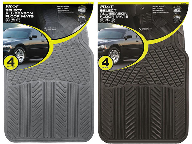 *HOT* $9.99 (Reg $20) Automotive Floor Mat 4-Piece Set + FREE Pickup