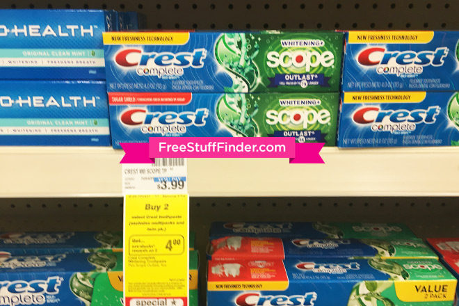 FREE Crest Complete Toothpaste at CVS + $0.02 Moneymaker