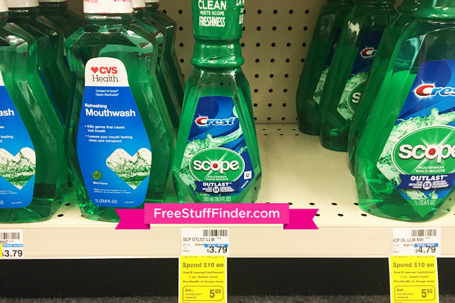 FREE Scope Mouthwash at CVS