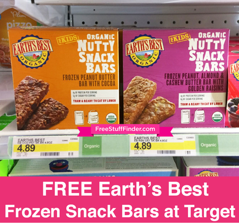 $2.44 (Reg $5) Earth's Best Frozen Snack Bars at Target