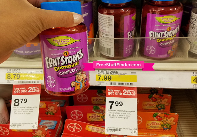 $2.99 (Reg $8) Flintstones Kids Vitamins at Target