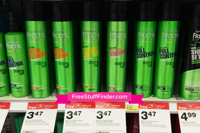 *HOT* $0.47 (Reg $3.47) Garnier Fructis Hairspray at Target