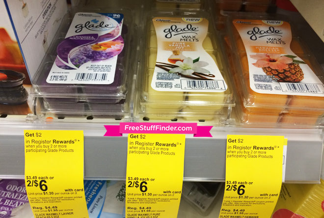 $0.58 (Reg $4.49) Glade Wax Melt Refills at Walgreens