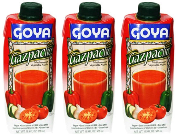 FREE Goya Gazpacho Vegetable Drink