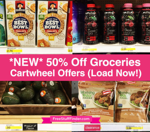 *NEW* 50% Off Select Groceries Cartwheel Offers (Load Now!)