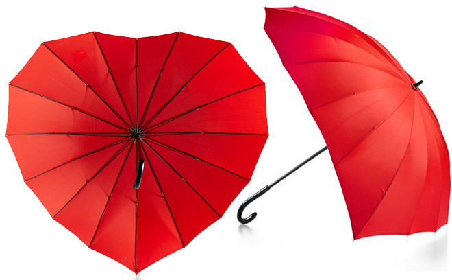 $16.80 (Reg $28) Celebrate Shop Heart Umbrella + FREE Pickup